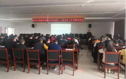 银川市金凤区召开国务院考核农民工工资支付工作培训会