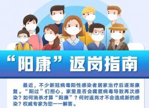 “阳过”何时可以上班？一份“阳康”返岗指南请收好